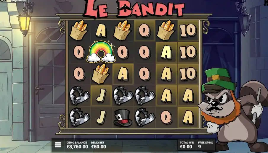 Oversigt over Le Bandit Slot